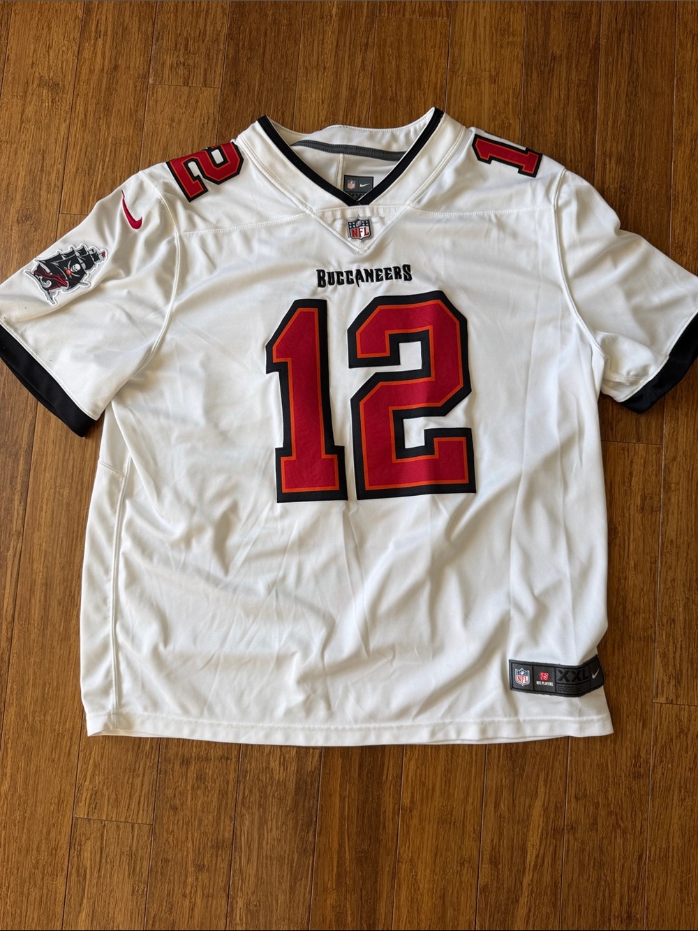 #12 Tom Brady stitched Tampa Bay Buccaneers Jersey, Nike size men's XXL